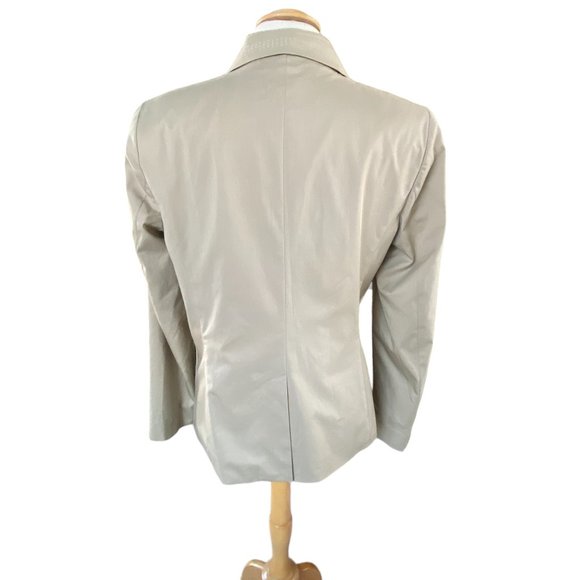 Elie Tahari Embroider Preppy Blazer Tan Neutral Professional Business Office-14 - Picture 10 of 16